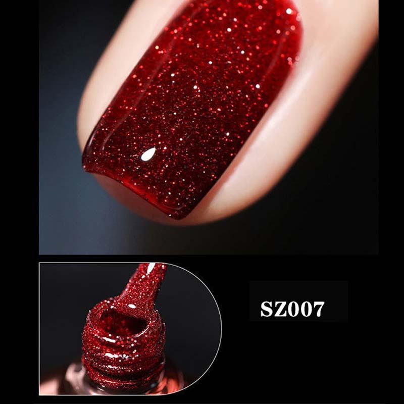 High Density Glitter Nail Gel Polish - Long-Lasting, High Shine, 8ml, view 31