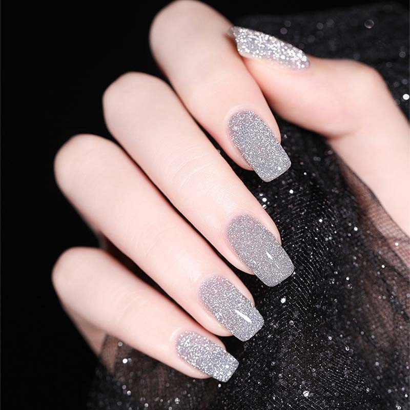 High Density Glitter Nail Gel Polish - Long-Lasting, High Shine, 8ml, view 6