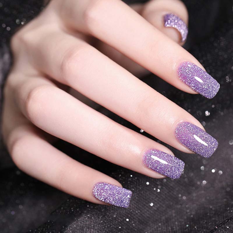 High Density Glitter Nail Gel Polish - Long-Lasting, High Shine, 8ml, view 7
