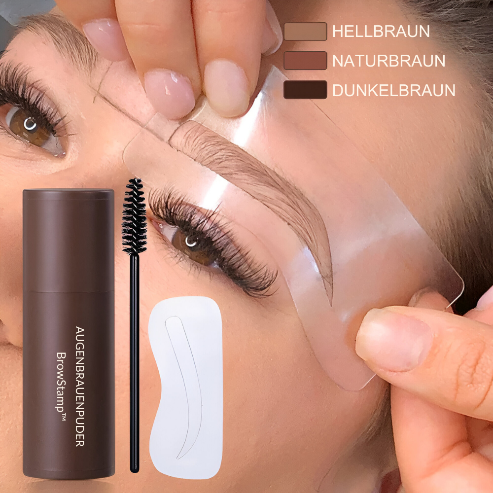 Eyebrow Stamp Styling Set - Hypoallergenic, Long-Lasting, view 2
