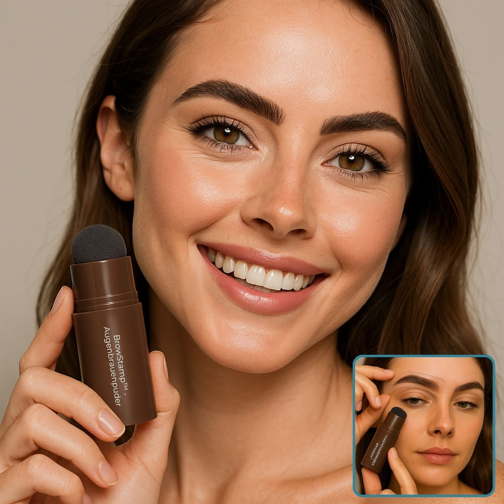 Eyebrow Stamp Styling Set - Hypoallergenic, Long-Lasting