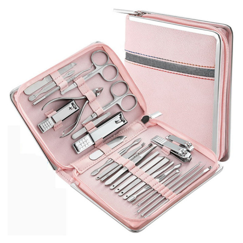 Nail Care Set with Stainless Steel Tools - PU Leather Case, 11.5 x 3 x 16 cm, view 14