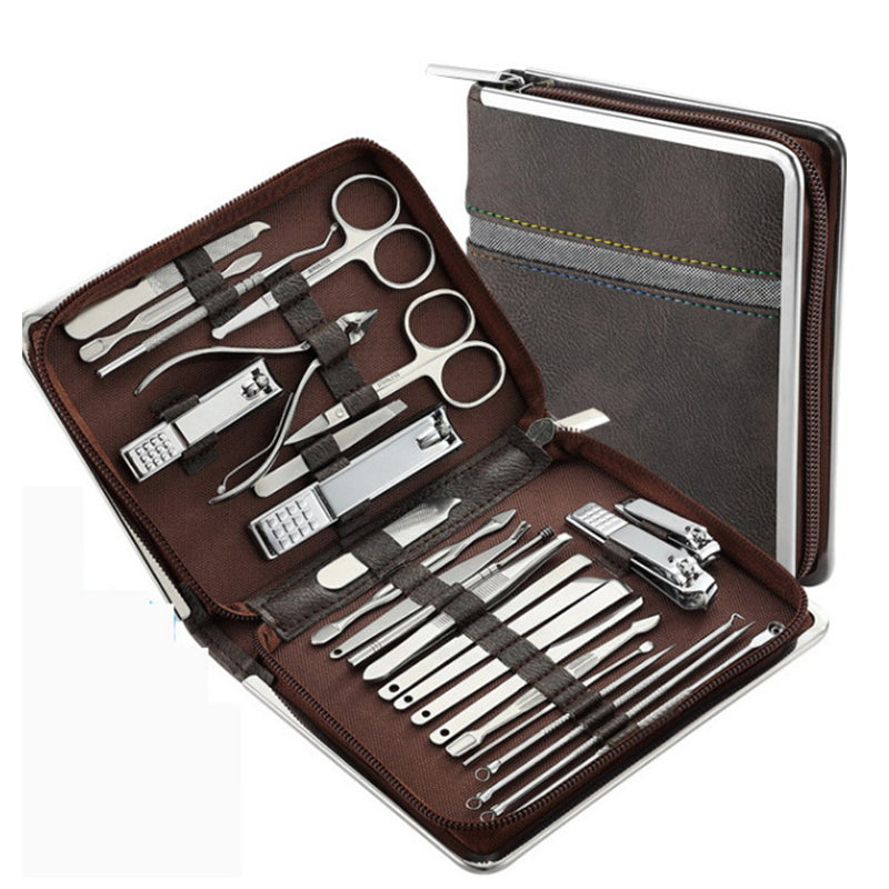 Nail Care Set with Stainless Steel Tools - PU Leather Case, 11.5 x 3 x 16 cm, view 16