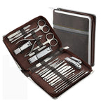Nail Care Set with Stainless Steel Tools - PU Leather Case, 11.5 x 3 x 16 cm, view 16