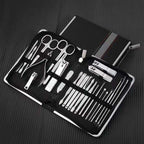 Nail Care Set with Stainless Steel Tools - PU Leather Case, 11.5 x 3 x 16 cm, view 2