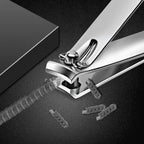 Nail Care Set with Stainless Steel Tools - PU Leather Case, 11.5 x 3 x 16 cm, view 3
