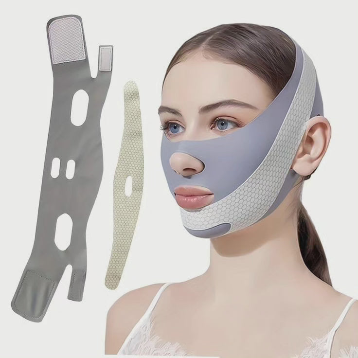 Contouring Face Mask for Firming and Lifting - Breathable Elastic Material, view 2
