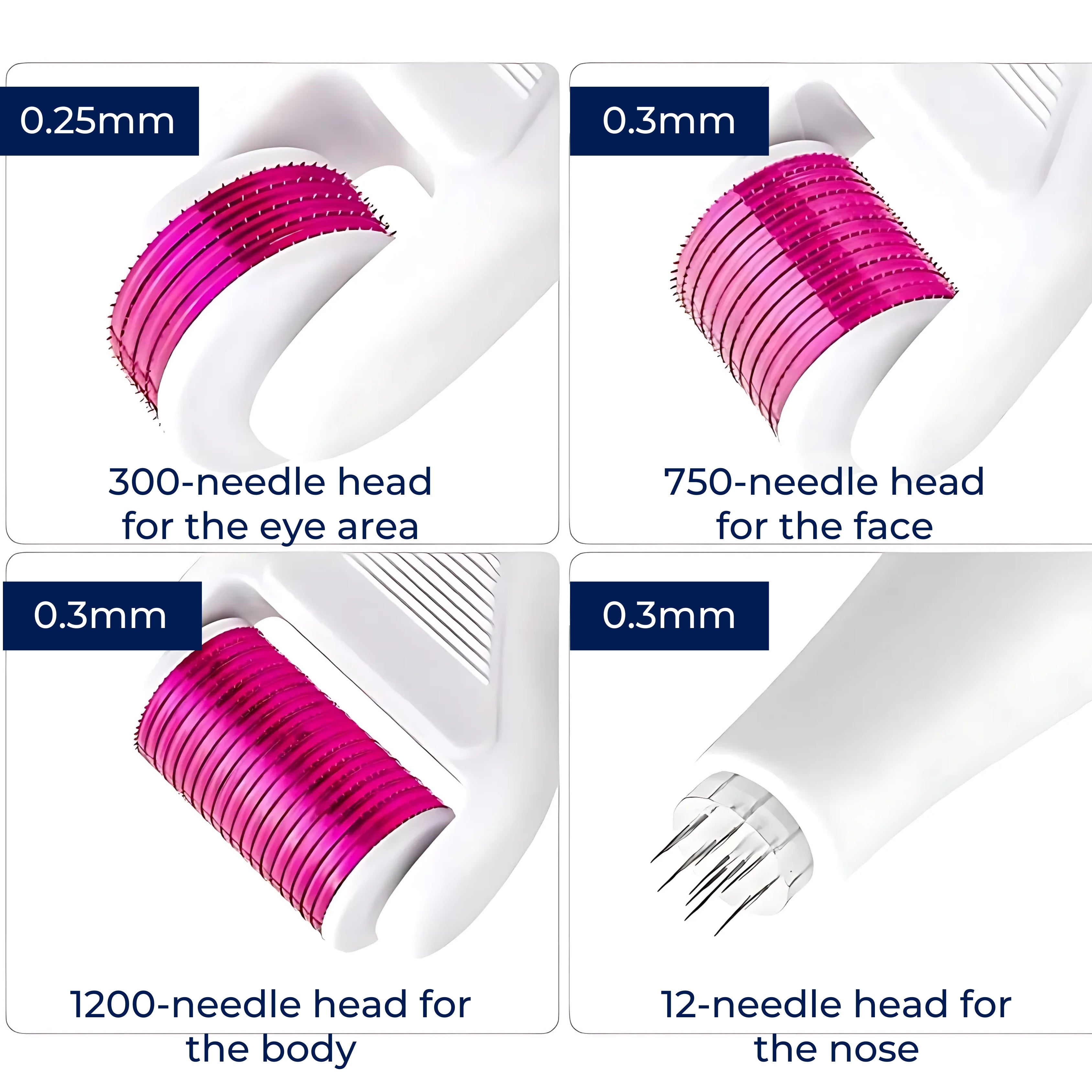 Microneedling Derma Roller Kit for Women - Titanium Needles, Home Skincare, view 6