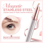 Electric Eyebrow Trimmer for Precise Hair Removal - USB Type-C, Lightweight ABS, view 7