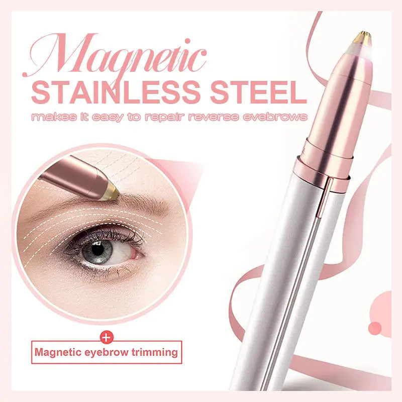 Electric Eyebrow Trimmer for Precise Hair Removal - USB Type-C, Lightweight ABS, view 7