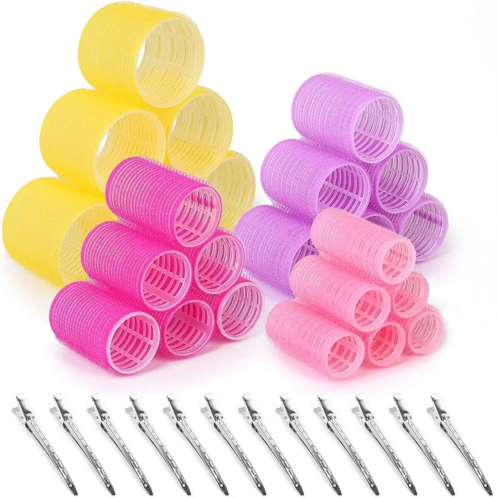 Self-Adhesive Hair Rollers for Voluminous Curls - Small to XL Sizes, view 10