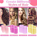 Self-Adhesive Hair Rollers for Voluminous Curls - Small to XL Sizes, view 5