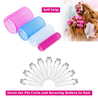 Self-Adhesive Hair Rollers for Voluminous Curls - Small to XL Sizes, view 7