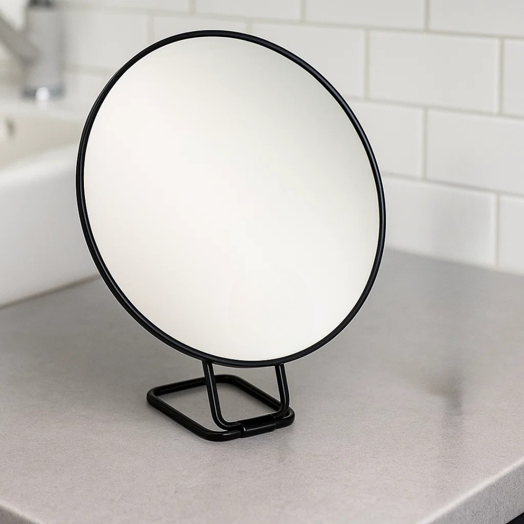 Makeup Mirror with 30x Magnification and Stand - Portable, Plastic Frame, view 5