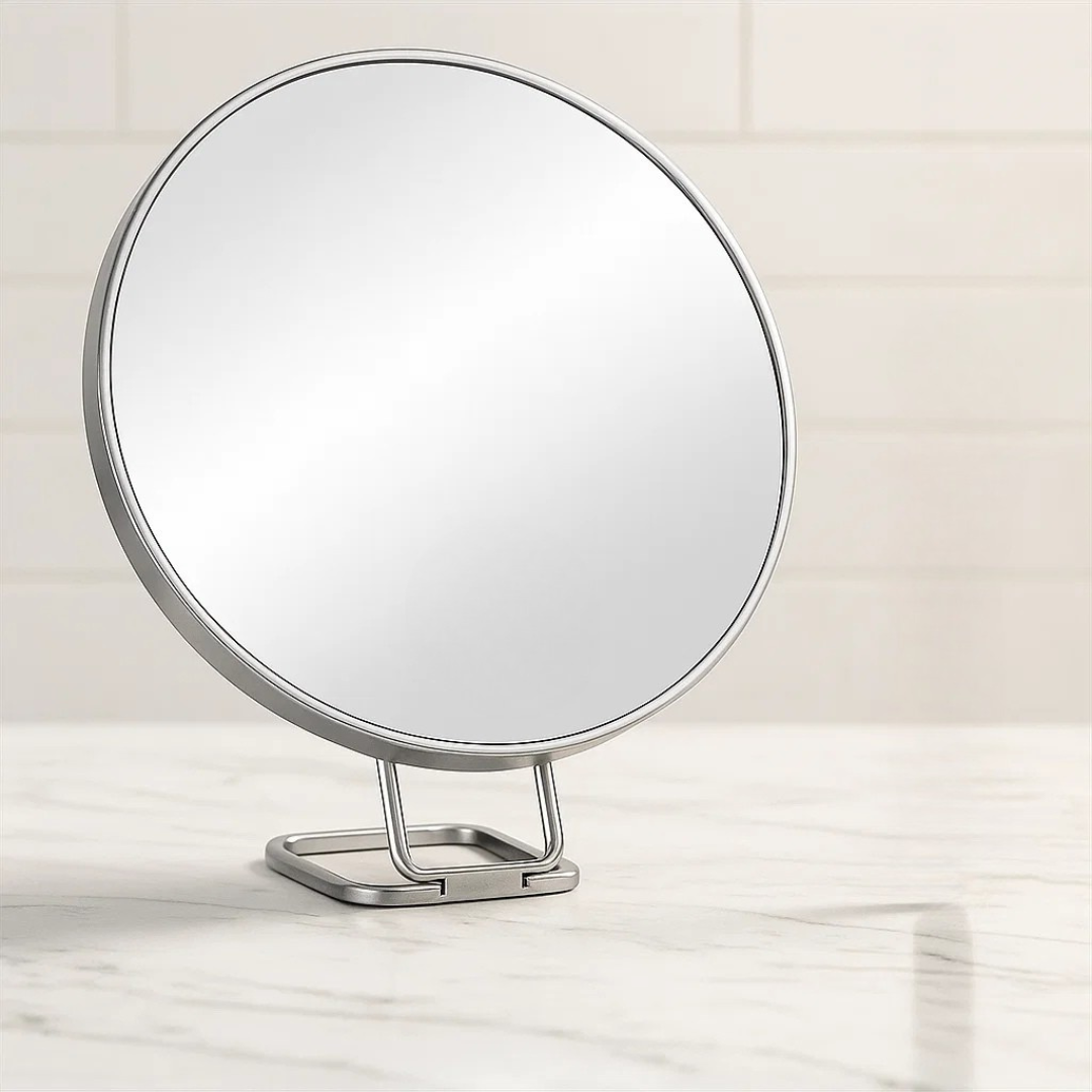 Makeup Mirror with 30x Magnification and Stand - Portable, Plastic Frame, view 6