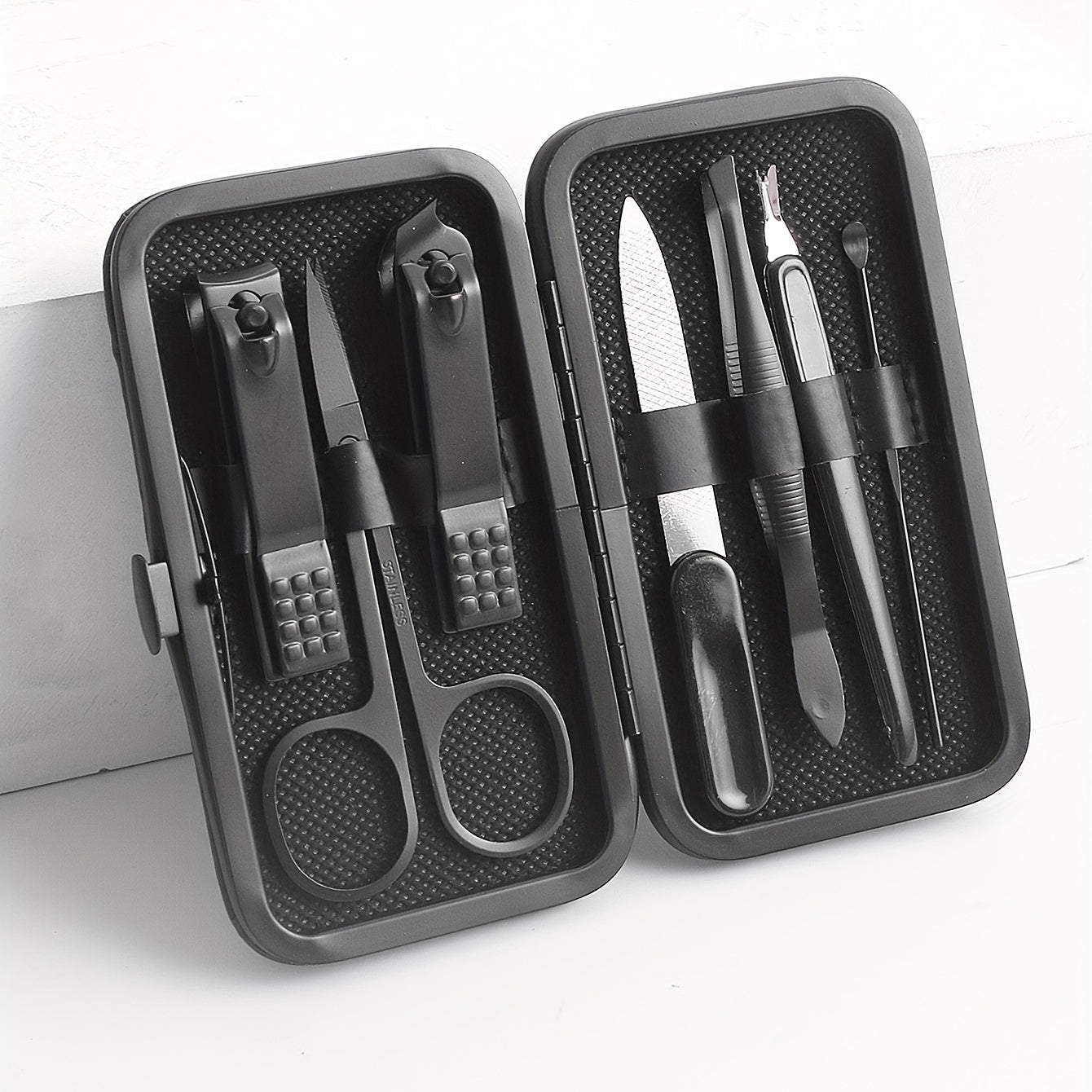 7 Piece Manicure Set with Case - Compact and Portable