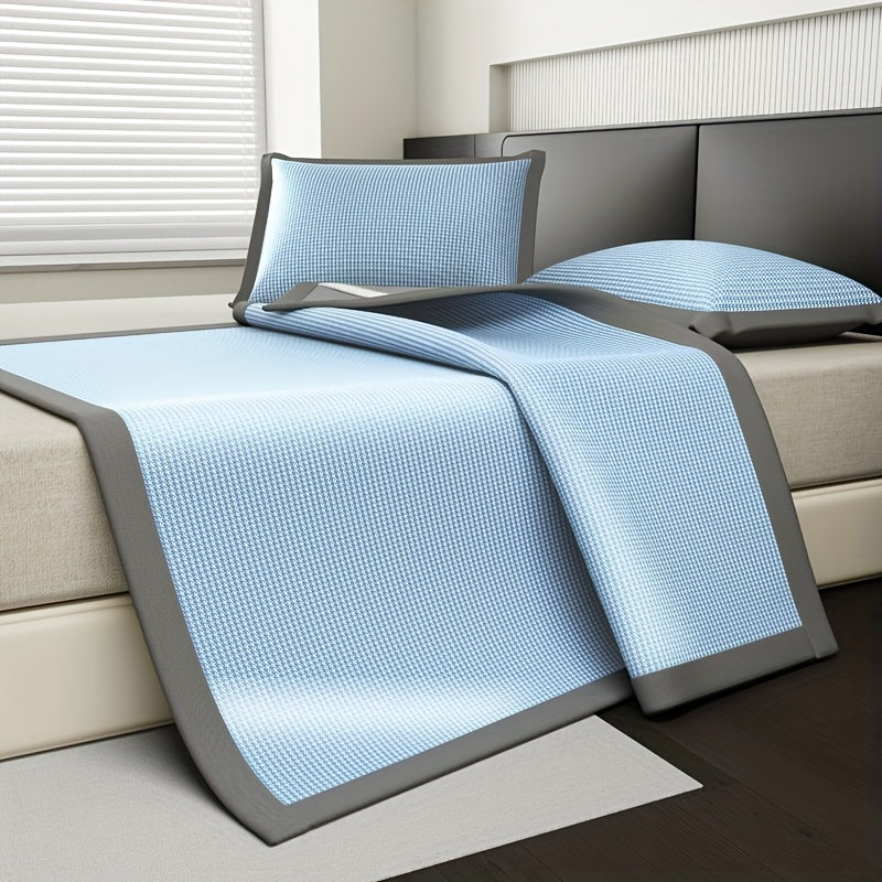 Cooling Mattress Protector Set - Ice Silk Fibre, Breathable Polyester, view 2