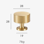 Bergen Oakfield Deco Cabinet Knobs-Welvere