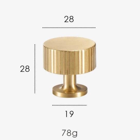 Bergen Oakfield Deco Cabinet Knobs-Welvere