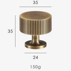 Bergen Oakfield Deco Cabinet Knobs-Welvere