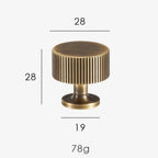 Bergen Oakfield Deco Cabinet Knobs-Welvere