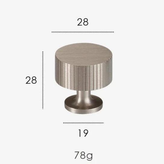 Bergen Oakfield Deco Cabinet Knobs-Welvere