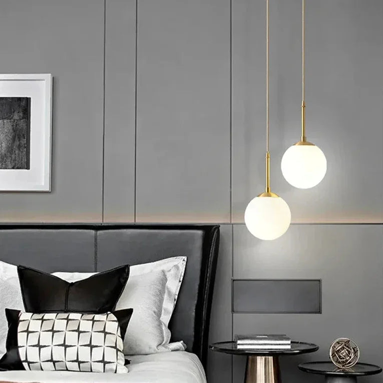 Birk Glass Ball Pendant Lamp-Welvere