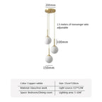 Birk Glass Ball Pendant Lamp-Welvere
