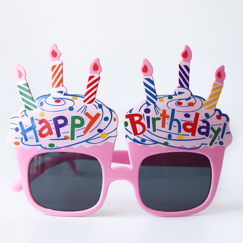Birthday Party Sunglasses with Happy Birthday Ice Cream Design