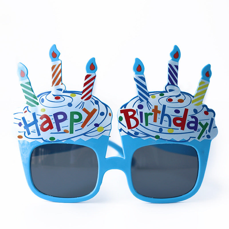 Birthday Party Sunglasses with Happy Birthday Ice Cream Design