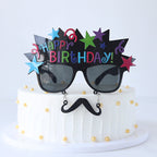 Birthday Party Sunglasses with Happy Birthday Ice Cream Design