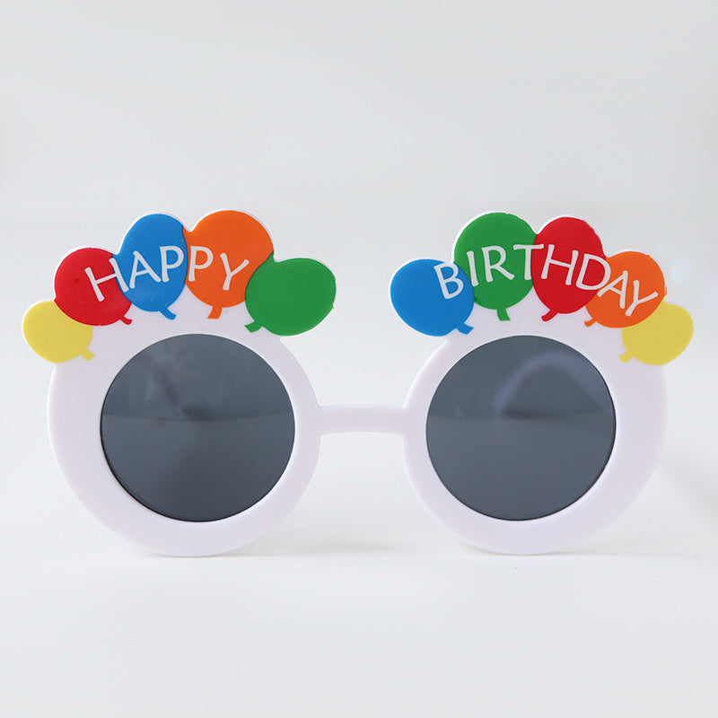 Birthday Party Sunglasses with Happy Birthday Ice Cream Design