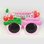 Birthday Party Sunglasses with Happy Birthday Ice Cream Design