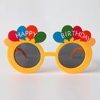 Birthday Party Sunglasses with Happy Birthday Ice Cream Design