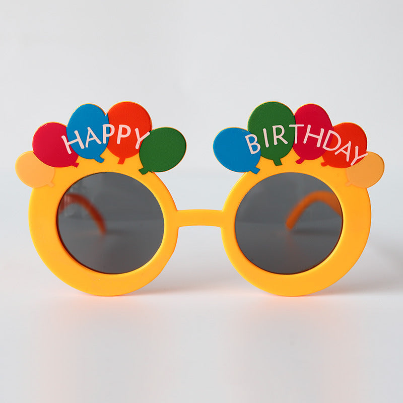 Birthday Party Sunglasses with Happy Birthday Ice Cream Design