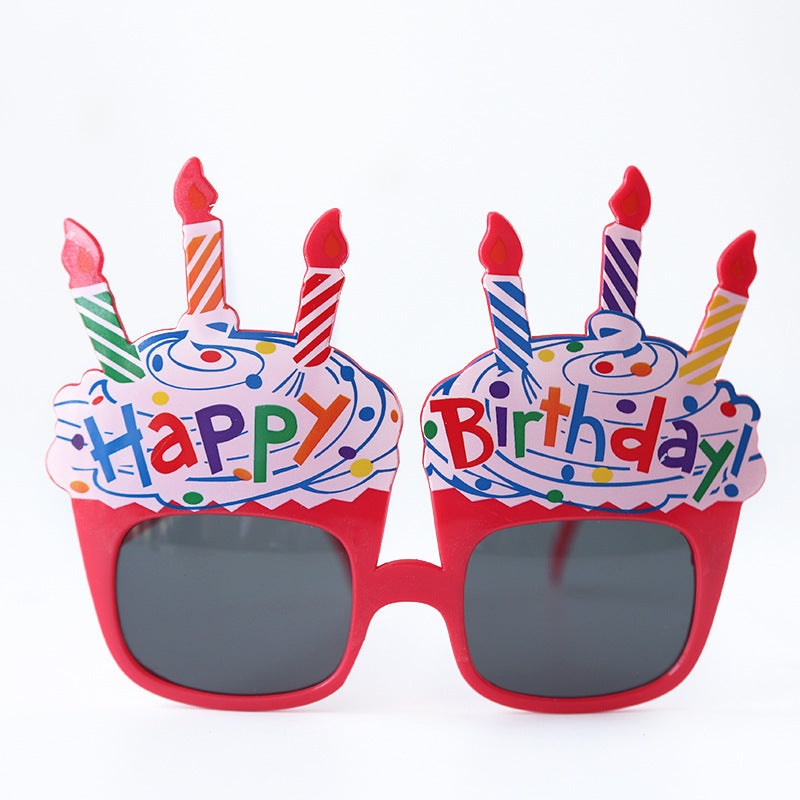 Birthday Party Sunglasses with Happy Birthday Ice Cream Design