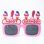 Birthday Party Sunglasses with Happy Birthday Ice Cream Design