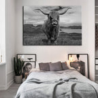 and White Cow Canvas Art for Home and Office Decor | Welvere-Welvere