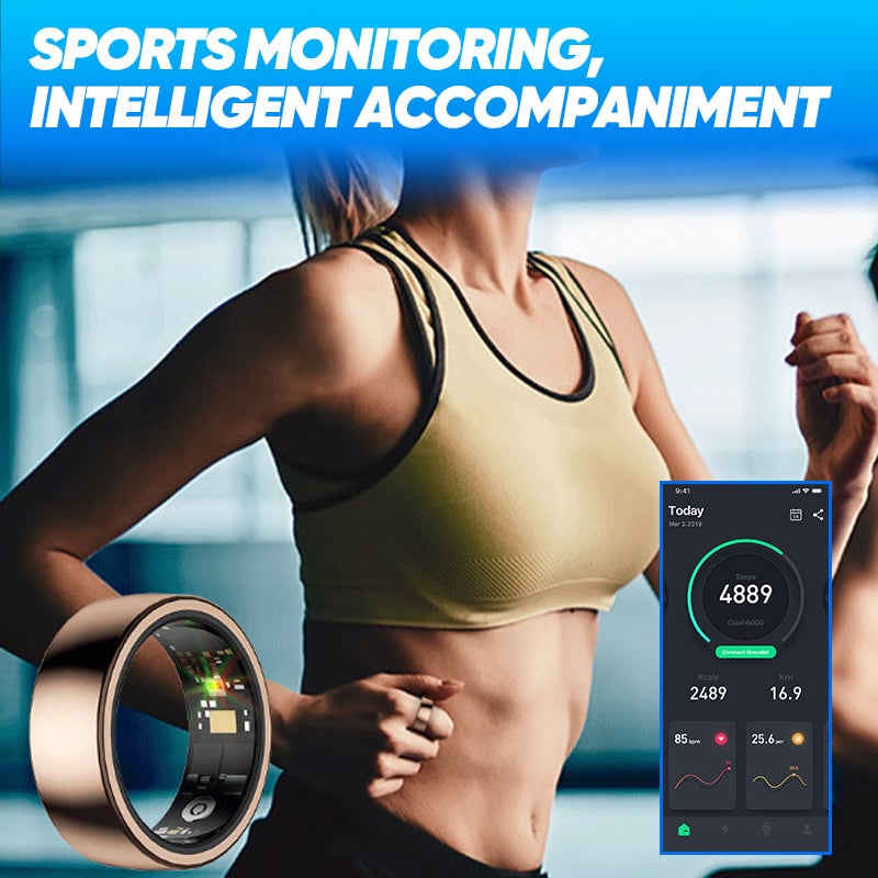 Bluetooth Smart Ring for Activity Tracking and Camera Control