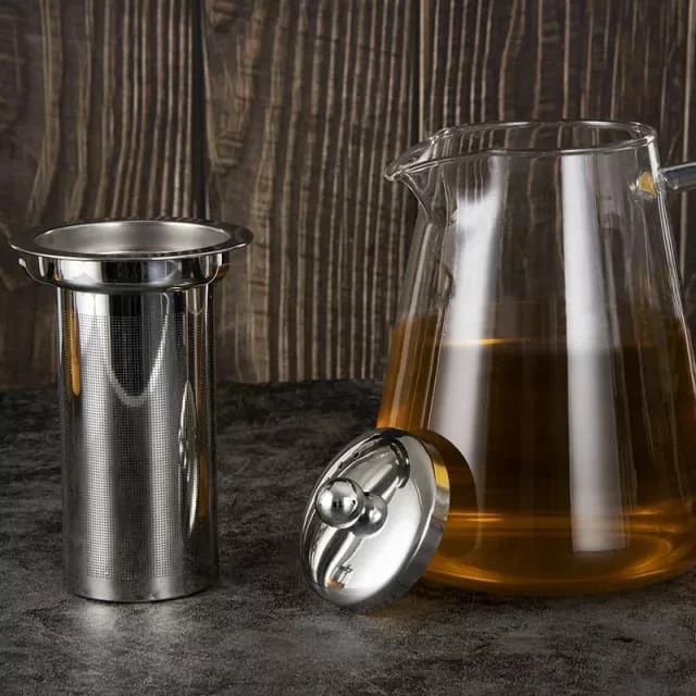 Borosilicate Teapot with Cylindrical Infuser, 950ml or 1300ml