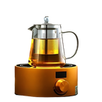 Borosilicate Teapot with Cylindrical Infuser, 950ml or 1300ml