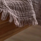 Bosco Tassel Cotton Blanket-Welvere
