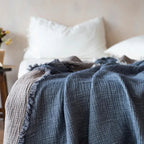 Bosco Tassel Cotton Blanket-Welvere
