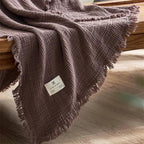 Bosco Tassel Cotton Blanket-Welvere