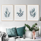 Elegant Botanical Leaves Canvas Art for Home Decor | Welvere-Welvere