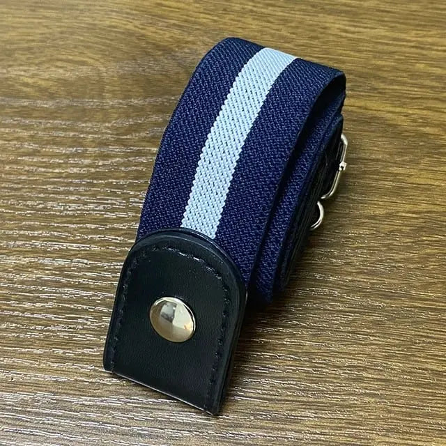 Buckle-Free Elastic Waist Belt, 3 cm × 102 cm, Adjustable