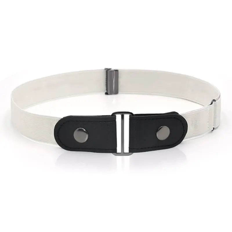 Buckle-Free Elastic Waist Belt, 3 cm × 102 cm, Adjustable