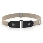 Buckle-Free Elastic Waist Belt, 3 cm × 102 cm, Adjustable