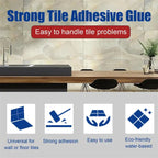 Professional Tile Adhesive for Indoor & Outdoor - Waterproof, 100ml, view 3