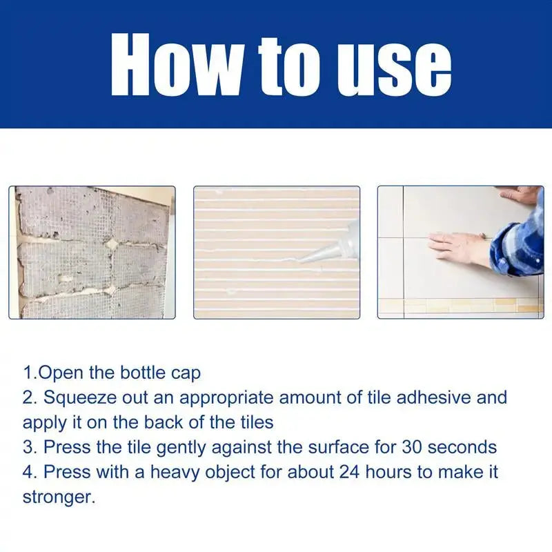 Professional Tile Adhesive for Indoor & Outdoor - Waterproof, 100ml, view 8